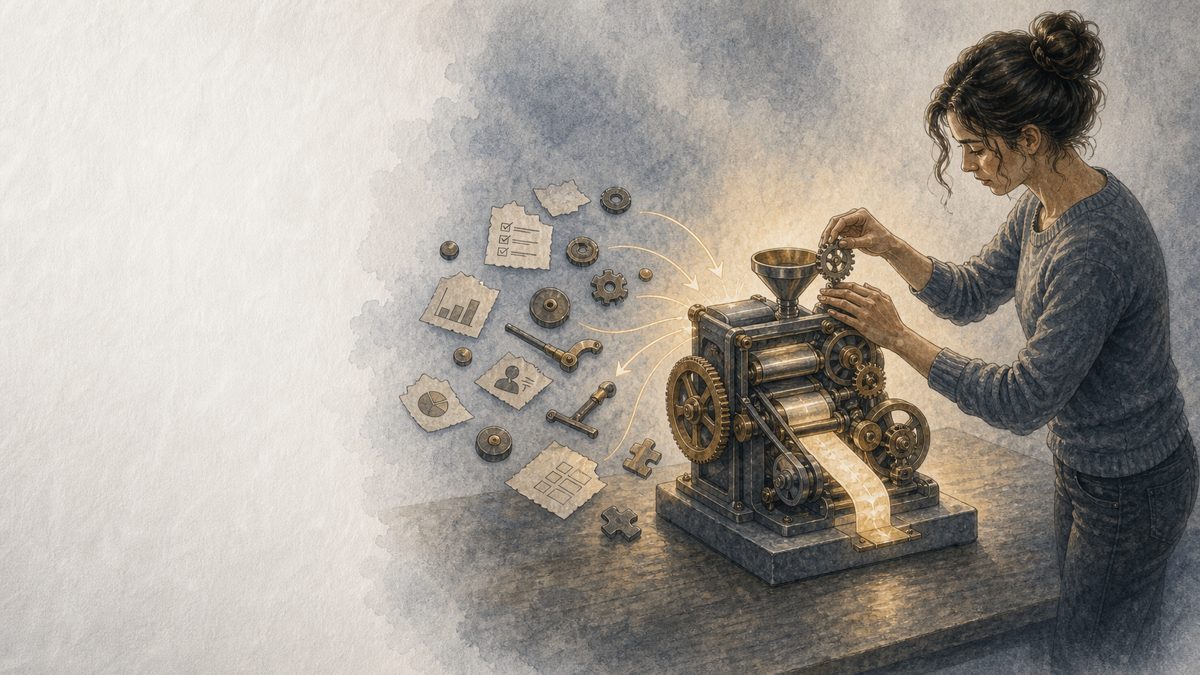 Turn Your Skill Into a Machine chapter header illustration